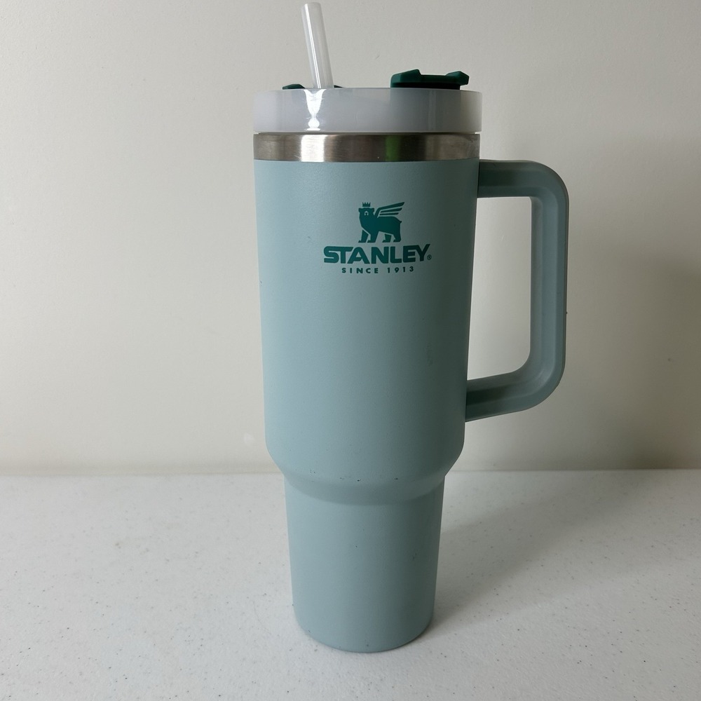Stanley 40 oz Stainless Steel Quencher Pro Tour Tumbler Seafoam